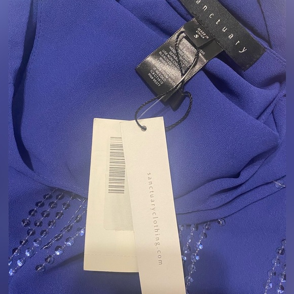 Revolve Sanctuary Sequins Tank Top Open Back Size S - Picture 5 of 11